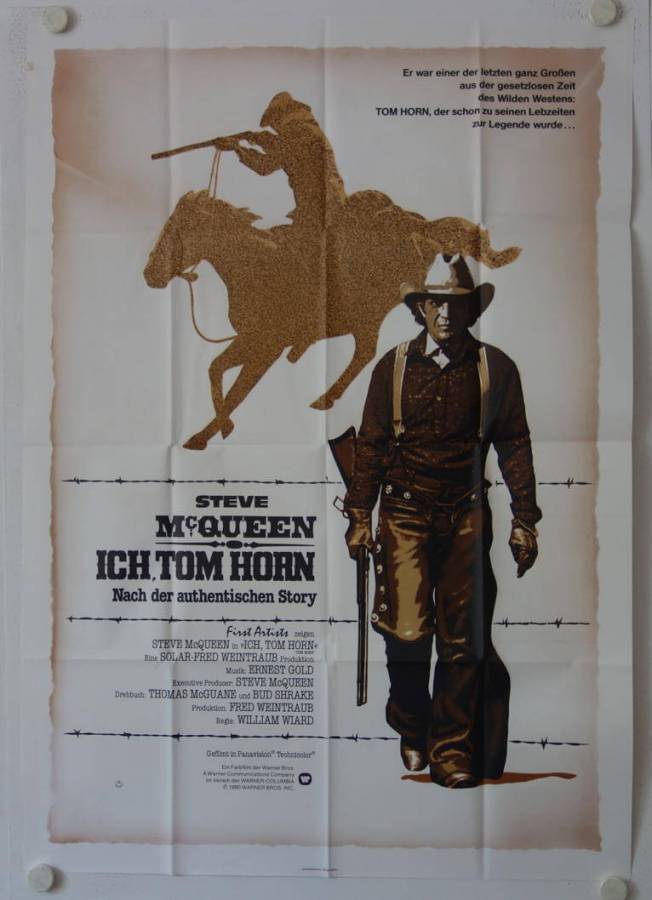 Tom Horn original release german double-panel movie poster